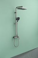 Душевая система Raglo R51.24.09 Графит матовый — фото 18, Душевые стойки