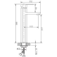 Товар: Смеситель для раковины Haiba HB11806 Нержавеющая сталь - фото 2 Смеситель для раковины Haiba HB11806 Нержавеющая сталь — фото 2, Смесители для раковины