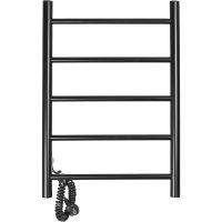 Товар: Электрический полотенцесушитель Domoterm Аврора DMT 109-5 50x71 EK L Черный матовый - фото 1 Электрический полотенцесушитель Domoterm Аврора DMT 109-5 50x71 EK L Черный матовый — фото 1, Электрические полотенцесушители
