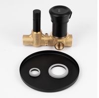 Товар: Смеситель для душа Remer Element ET09HNO Черный матовый - фото 3 Смеситель для душа Remer Element ET09HNO Черный матовый — фото 3, Смеситель для душа