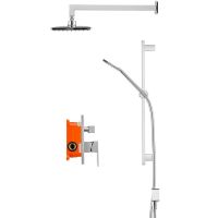 Душевая система Swedbe Platta 5539 Хром — фото 5, Встраиваемые душевые комплекты