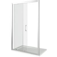 Душевая дверь в нишу Good Door Neo WTW-130-C-CH 130х185 профиль Хром стекло прозрачное — фото 1, Душевые двери в нишу