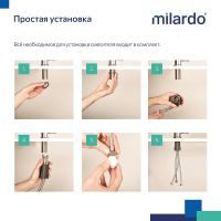Смеситель для кухни Milardo Rora RORBLFJM05 Черный матовый — фото 2, Смесители для кухни