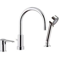 Смеситель на борт ванны Remer Winner W07 Хром — фото 1, Смесители на борт ванны