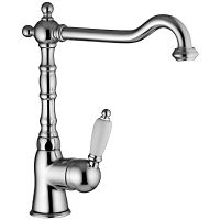 Смеситель для кухни Gattoni Retro 6013565C0 Хром — фото 1, Смесители для кухни