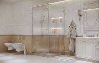 Душевой уголок Ambassador Abner 90х90 10011101L профиль Хром стекло прозрачное — фото 6, Душевые уголки