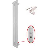 Электрический полотенцесушитель Маргроид Inaro 1200x120 Inaro3v-12012-1049-9016R правый Белый матовы — фото 1, Электрические полотенцесушители