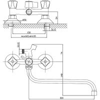 Товар: Смеситель для ванны Agger Retro-S A1822200 универсальный Хром - фото 6 Смеситель для ванны Agger Retro-S A1822200 универсальный Хром — фото 6, Смеситель для ванны