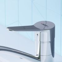 Смеситель для раковины Dorff Optima D2021001 Хром — фото 4, Смесители для раковины