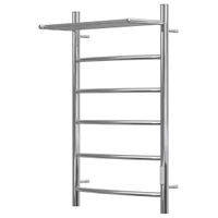 Полотенцесушитель электрический Point Афина PN04858P П5 500x800 с полкой, диммер справа, хром — фото 4, Электрические полотенцесушители