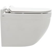 Унитаз AQUAme AQM2006 подвесной Белый глянец с сиденьем Микролифт — фото 2, Подвесные унитазы