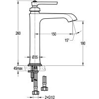 Товар: Смеситель для раковины Swedbe Terracotta Art 2501 Терракота - фото 2 Смеситель для раковины Swedbe Terracotta Art 2501 Терракота — фото 2, Смесители для раковины