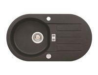 Мойка для кухни ALVEUS NIAGARA 40 GRANITAL BEIGE - G55 780x435x160;1x с сифоном 1105297, — фото 1, Кухонные мойки