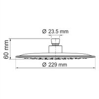 A115 Верхняя душевая насадка — фото 5, Комплектующие для туалета