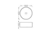 Раковина накладная для установки на столешницу AQUATEK AQ5118-MG 400*400*165, матовый серый — фото 5, Раковины накладные