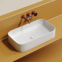 Раковина-чаша Ceramicanova Element 71 CN6054 Белая глянцевая — фото 18, Раковины накладные