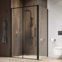 Товар: Душевая стенка Iddis Slide 100 SLI6BS1i23 профиль Черный матовый стекло прозрачное - фото 5 Душевая стенка Iddis Slide 100 SLI6BS1i23 профиль Черный матовый стекло прозрачное — фото 5, Боковые стенки