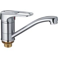 Смеситель для кухни Haiba HB4504-2 Хром — фото 1, Смесители для кухни