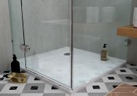 Душевой поддон из искусственного камня Aquaton Калифорния М 90x90 1A737536CA010 Белый — фото 2, Душевые поддоны из искусственного камня