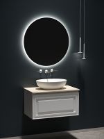 Товар: Столешница для ванной комнаты SANCOS 800х460 , арт. TT80A2 - фото 3 Столешница для ванной комнаты SANCOS 800х460 , арт. TT80A2 — фото 3, Столешницы под раковину