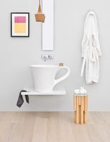 Раковина Artceram Cup 70 OSL005 01 00 Белая — фото 4, Раковины