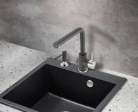 Смеситель для кухни Milacio Ultra MCU.555.MB Черный матовый — фото 6, Смесители для кухни