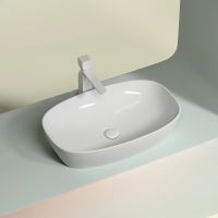 Раковина-чаша Ceramicanova Element 60 CN6049 Белая глянцевая — фото 10, Раковины