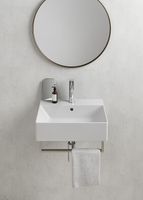 Товар: Раковина GSI Kube X 50 9447111 Белая - фото 4 Раковина GSI Kube X 50 9447111 Белая — фото 4, Раковины