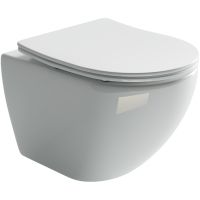 Унитаз Ceramicanova Metropol CN4002 подвесной с сиденьем Микролифт — фото 1, Подвесные унитазы