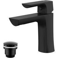 Товар: Смеситель для раковины Lemark Ursus LM7206BL Черный матовый - фото 1 Смеситель для раковины Lemark Ursus LM7206BL Черный матовый — фото 1, Смесители для раковины