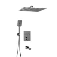 Товар: A171919 Встраиваемый комлплект для ванны с верхней душевой насадкой, лейкой и изливом - фото 2 A171919 Встраиваемый комлплект для ванны с верхней душевой насадкой, лейкой и изливом — фото 2, Душевые системы