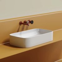 Раковина-чаша Ceramicanova Element 71 CN6054 Белая глянцевая — фото 6, Раковины накладные