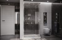 Душевой уголок Ambassador Kingston 100х100 14011103 профиль Хром стекло прозрачное — фото 3, Душевые уголки