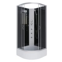 Душевая кабина Niagara Classic NG-3501-14BKG (90х90х200) средний поддон(26см),стекло тонированное,4  — фото 1, Душевые кабины