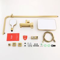 Душевая система Raglo R51.24.03 Золото матовое — фото 3, Душевые системы