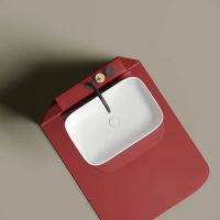 Раковина-чаша Ceramicanova Element 61 CN6053MW Белая матовая — фото 20, Раковины накладные