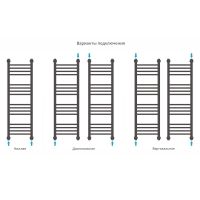 Водяной полотенцесушитель Сунержа Богема прямая 1000х300 Хром — фото 2, Водяные полотенцесушители