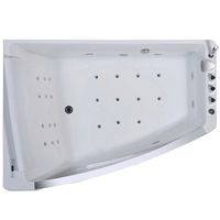 Акриловая ванна Orans 120x170 L 65109l0 с гидромассажем — фото 1, Акриловые ванны