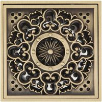 Трап для душа Veragio Canyon VR.CAN-2017.BR с решеткой Бронза — фото 1, Трапы для душа