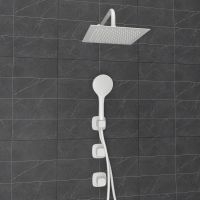 Товар: A9551.266.146.254.328.156.155 Встраиваемый комплект для душа с верхней душевой насадкой и лейкой - фото 2 A9551.266.146.254.328.156.155 Встраиваемый комплект для душа с верхней душевой насадкой и лейкой — фото 2, Душевые системы