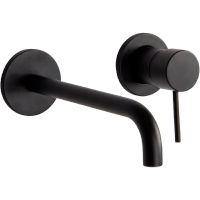 Смеситель для раковины Fima Carlo Frattini Spillo Up F3051NLX9NS Черный матовый — фото 1, Смесители для раковины