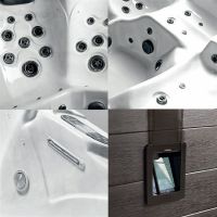 Бассейн Gruppo Treesse Rodas 230x230 PROD01BP с гидромассажем — фото 3, Бассейны