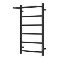 Товар: Полотенцесушитель электрический Point Афина PN04858PB П5 500x800 с полкой, диммер справа, черный - фото 3 Полотенцесушитель электрический Point Афина PN04858PB П5 500x800 с полкой, диммер справа, черный — фото 3, Электрические полотенцесушители