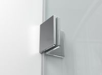 Душевой уголок Ambassador Abner 90x90 10011101R профиль Хром стекло прозрачное — фото 2, Квадратные душевые уголки