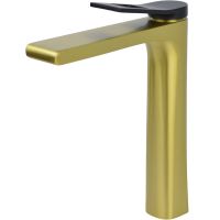 Смеситель для раковины Bronze de Luxe Element EL21GB Матовое золото Черный — фото 1, Смесители для раковины