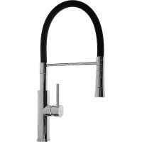 Смеситель для кухни Accoona A4890F-1 Хром Черный — фото 1, Смесители для кухни