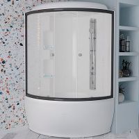 Товар: Душевой бокс Radomir Лаура 128x128 1-04-6-0-0-0820 без гидромассажа - фото 1 Душевой бокс Radomir Лаура 128x128 1-04-6-0-0-0820 без гидромассажа — фото 1, Душевые боксы