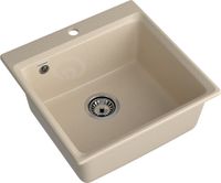GRANFEST Мойка LEVEL 510 1-чаша 510*500мм кашемир арт.GF- — фото 1, Кухонные мойки