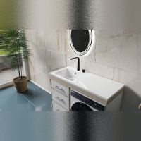 Раковина Maretti Umbria 120 L UM13SM22-844 с местом под стиральную машину Белая — фото 4, Раковины встраиваемые сверху