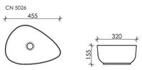 Товар: Раковина-чаша Ceramicanova Element 45 CN5026 Белая - фото 14 Раковина-чаша Ceramicanova Element 45 CN5026 Белая — фото 14, Раковины накладные
